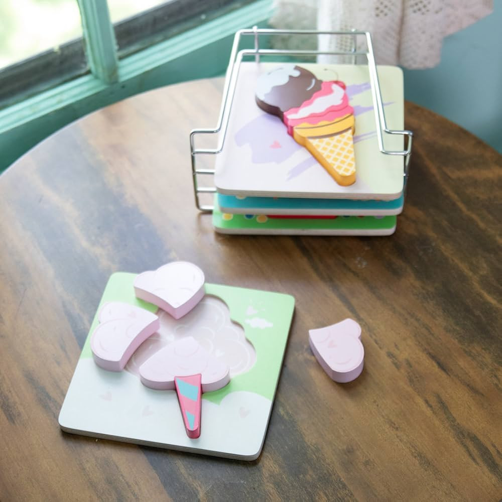 Fat Brain Toys My First Easy Grasp Puzzle Set of Four - Sweet Treats - 12 Months+ | Amazon (US)