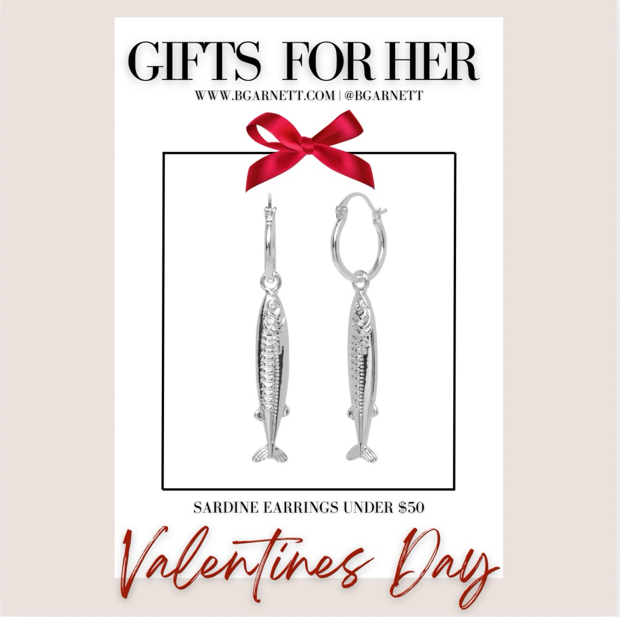Valentine’s Day gift idea for the cool girl: sardine earrings (under $50) this would be such a fun Galentine’s Day gift for your bestie too! 

Fisherman aesthetic | fish earrings | silver jewelry | Valentine’s Day gift idea | gifts for her | gifts for teens | Valentine’s Day gift idea | gift idea under $50 | Galentine’s Day gift idea | gifts for your best friend 

#LTKFindsUnder50 #LTKGiftGuide #LTKStyleTip