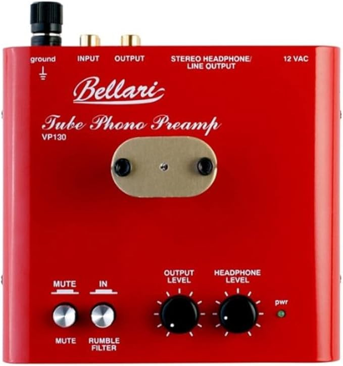 Bellari VP130 Mm Tube Phono Preamplifier With Headphone Amplifier | Amazon (US)