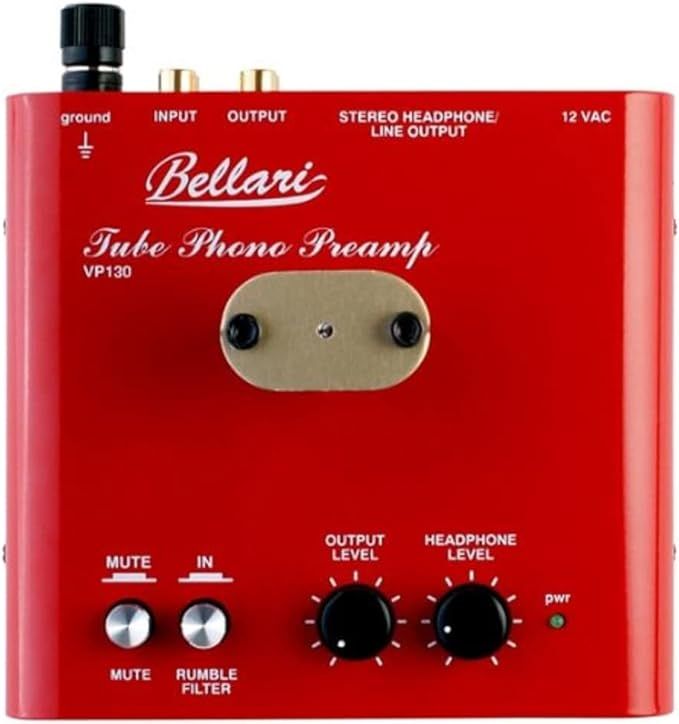 Bellari VP130 Mm Tube Phono Preamplifier With Headphone Amplifier | Amazon (US)