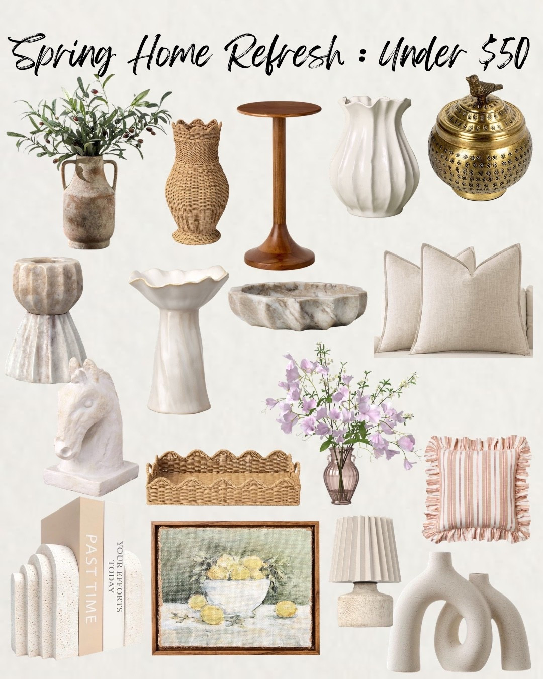 Spring Home Refresh Under $50 / Spring Home Refresh / Spring Home Decor / Spring Home Finds 

#LTKHome #LTKSeasonal