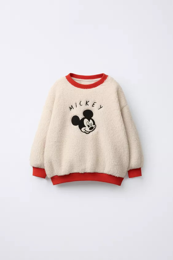 MICKEY MOUSE © DISNEY FLEECE SWEATSHIRT | Zara US