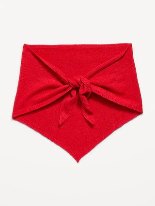 Oversized Rib-Knit Triangle Scarf | Old Navy (CA)