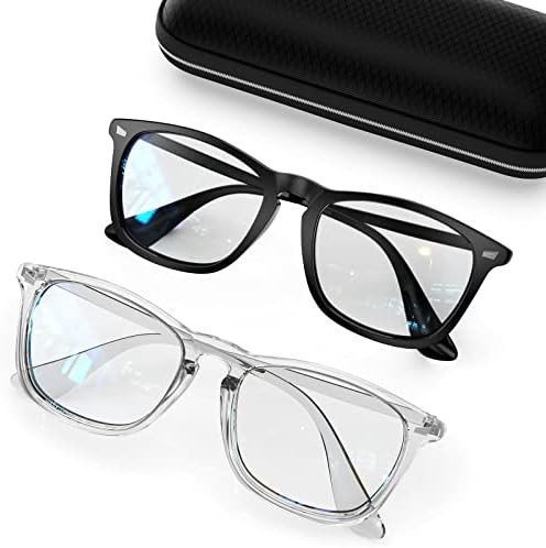 2 Pack Anti Blue Ray Computer Screen Glasses, Computer Reading/Gaming/TV/Phones Glasses for Women... | Amazon (US)