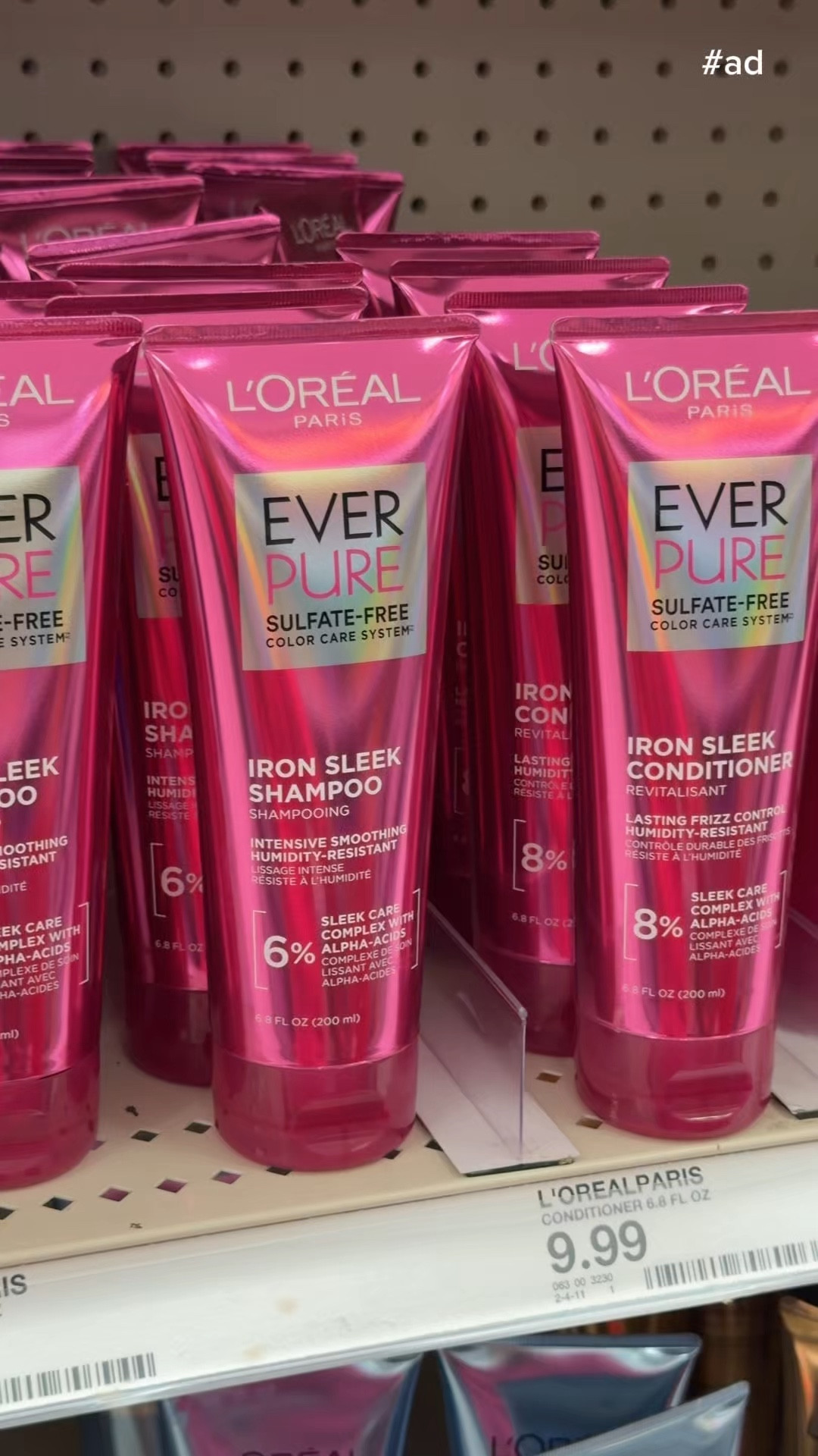 #ad I am truly my happiest self with a good blowout, and now I can achieve one right at home! I’ve been dying to try the new EverPure Iron Sleek system by @lorealparis and can confirm it does not disappoint. Stay tuned for a full review! 🩷✨@Target #TargetPartner #Target #LOrealParisPartner #LOrealParisHairCare ​#EverPureIronSleek