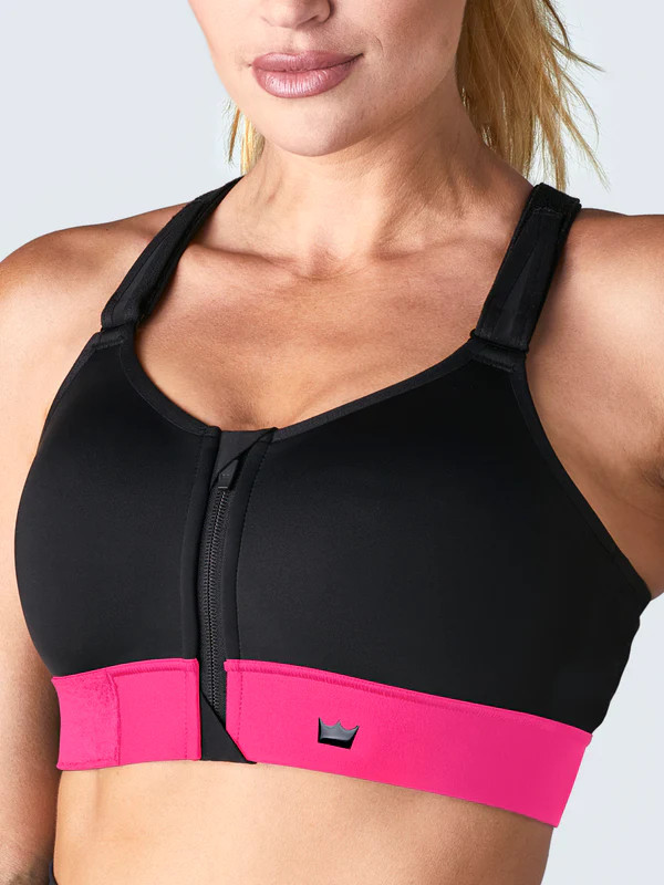Flex Sports Bra™ - Black and Pink | SHEFIT
