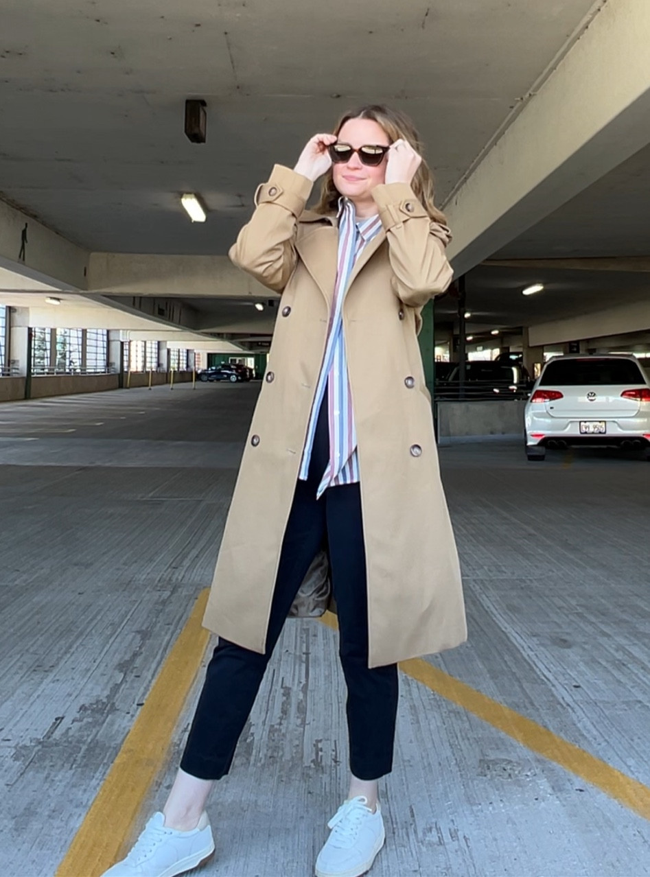 All you need is a light jacket! Or Sézane trench 😏

#LTKxMadewell #LTKworkwear #LTKSeasonal