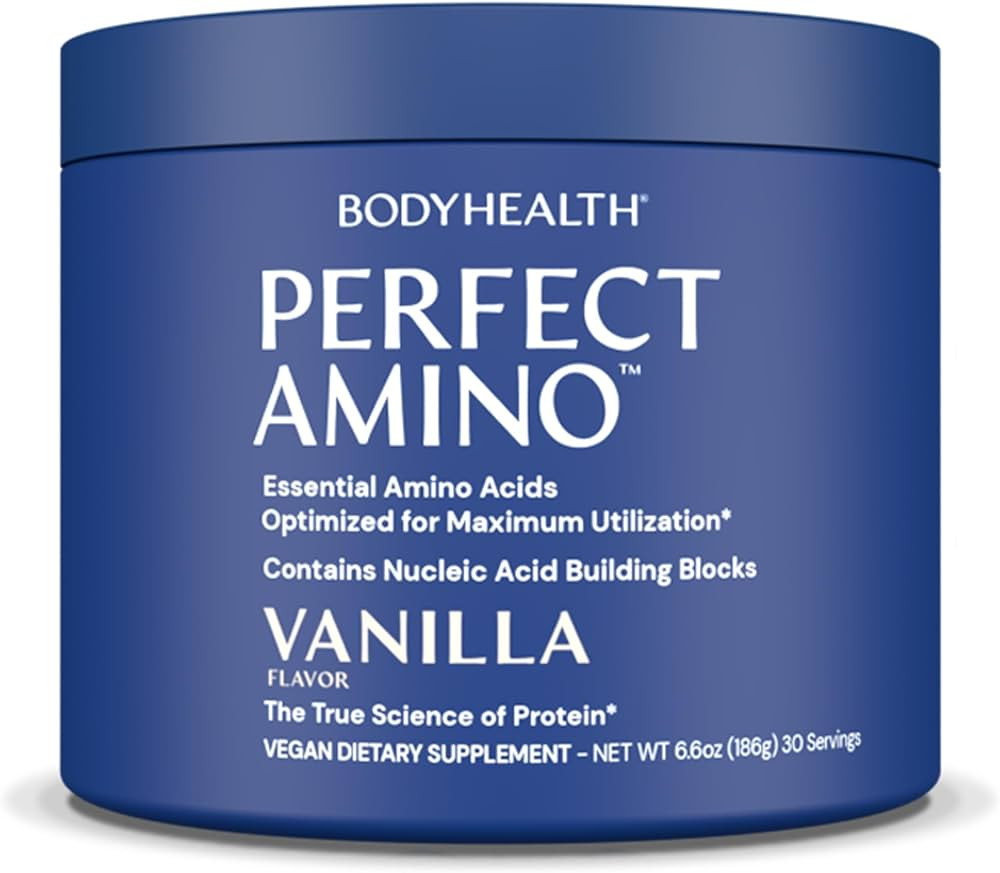 BodyHealth PerfectAmino Powder - BCAA and EAA Powder for Pre and Post Workout - Amino Acid Energy... | Amazon (US)
