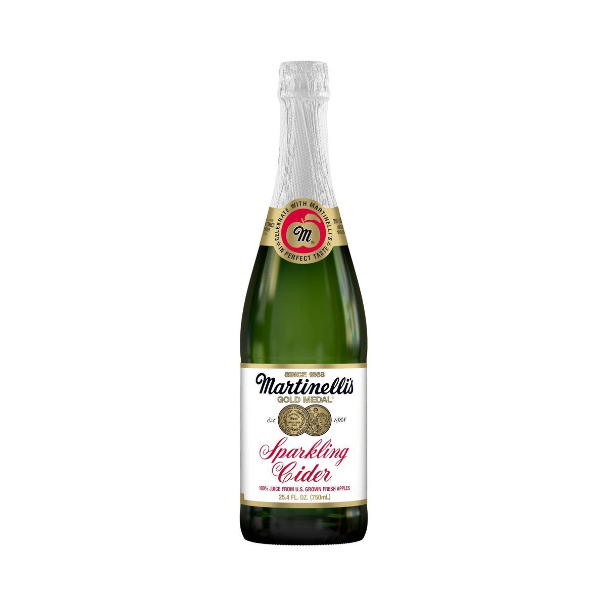 Martinelli's Gold Medal Sparkling Cider -25.4 fl oz Glass Bottles | Target