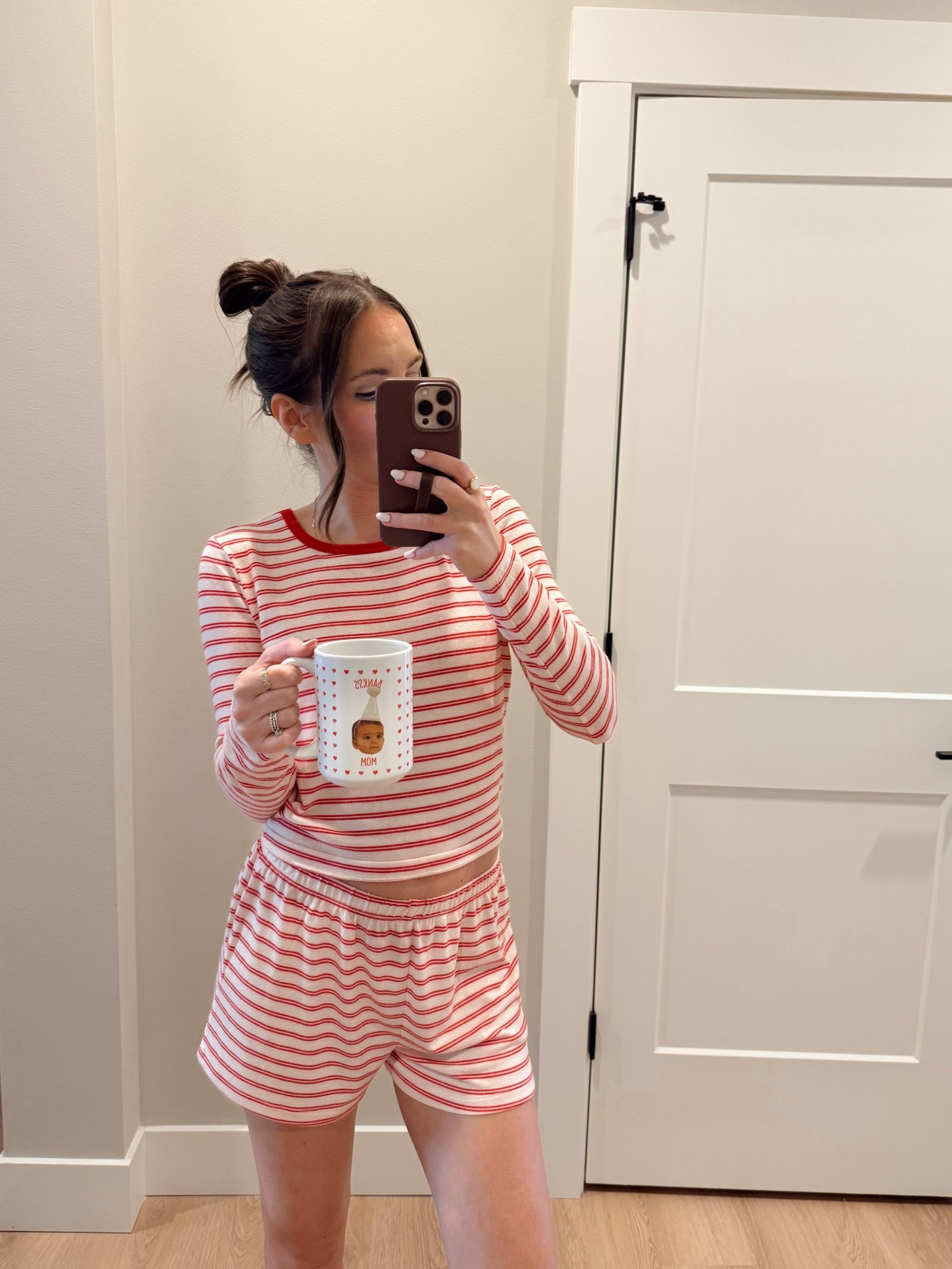 These striped pjs are perfect for Valentine’s Day and year round! They are SO soft! Wearing a small in both pieces

Valentine’s Day | pajamas | striped pjs | 

#LTKValentine
