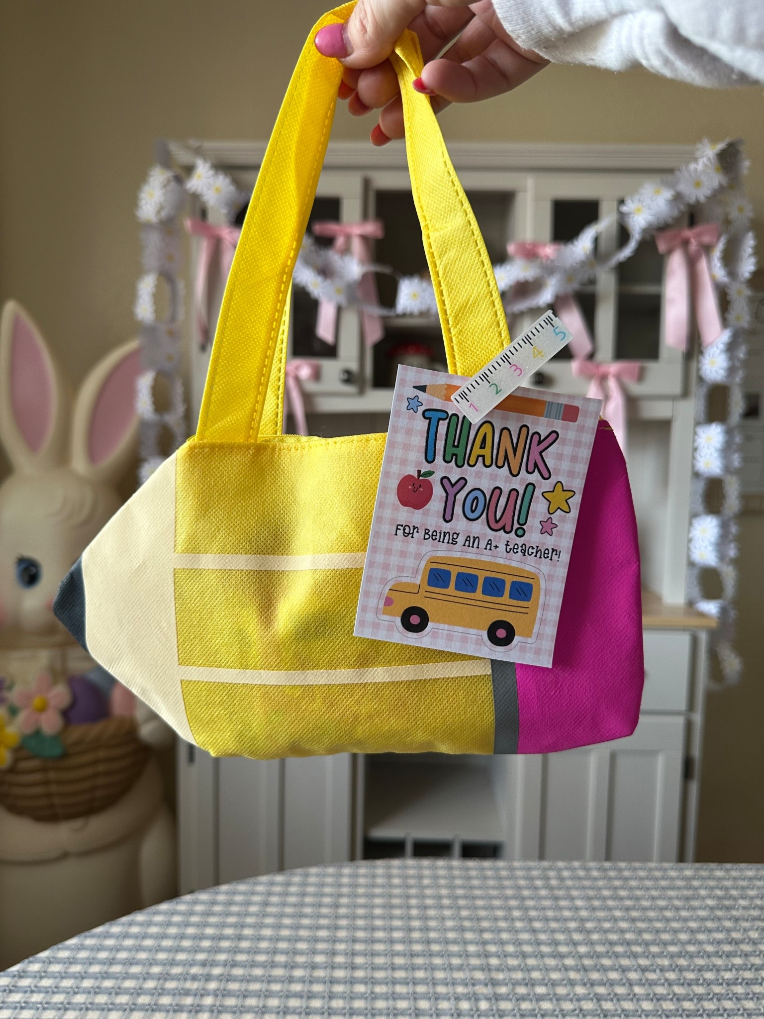 These bags are so cute and a favorite! They just came back into stock and are a must have for teacher appreciation and end of the school year gifts

#LTKmomlife #LTKSeasonal #LTKKids