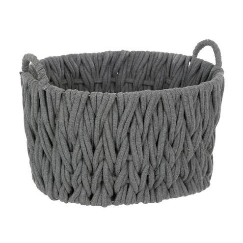 19" Woven Storage Basket - Charcoal-Charcoal-4072450253603   | Burkes Outlet | bealls