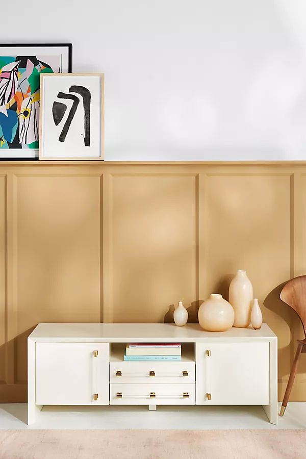 Merriton Media Console By Anthropologie in White | Anthropologie (US)