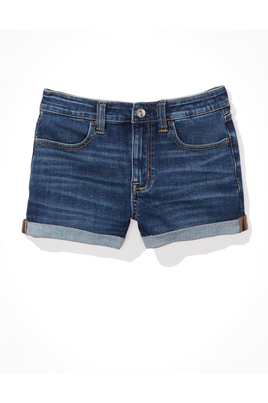 AE Ne(x)t Level High-Waisted Denim Short Short | American Eagle Outfitters (US & CA)