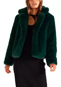 MINKPINK Women's Raquel Faux Fur Jacket | Belk