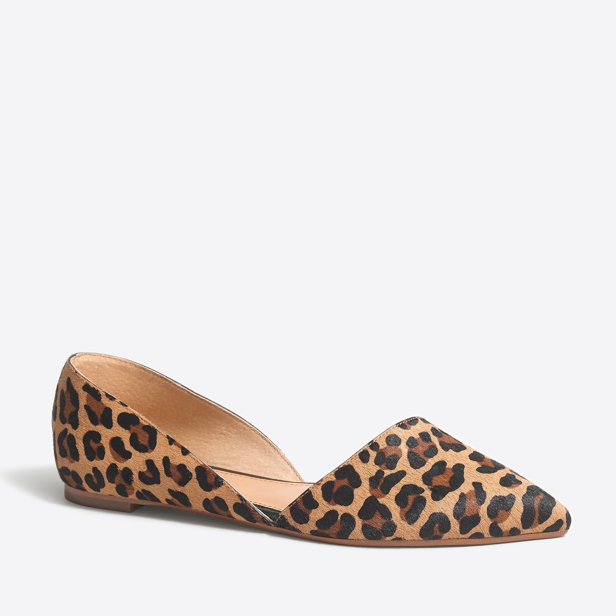 Zoe calf hair d'Orsay flats | J.Crew Factory