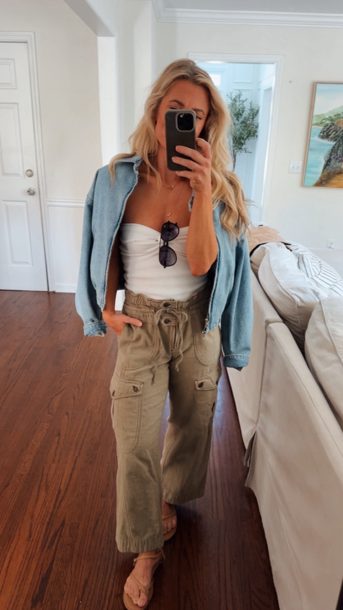 Denim bomber jacket small
Fall jacket

#LTKSeasonal #LTKStyleTip #LTKmomlife