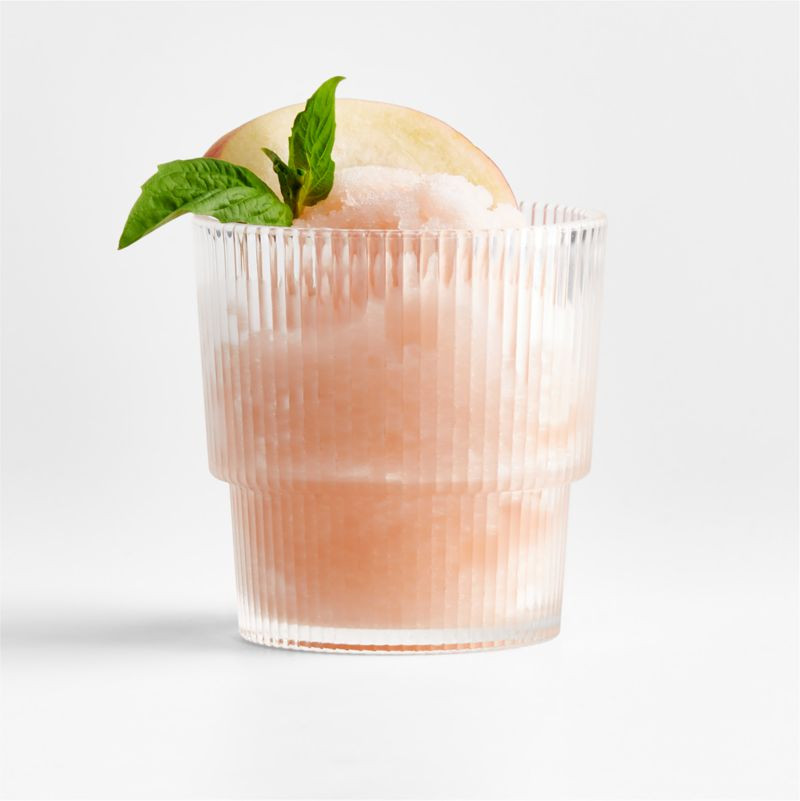 Atwell 11-Oz. Acrylic Stackable Ribbed Double Old-Fashioned Glass + Reviews | Crate & Barrel | Crate & Barrel