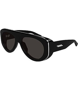 Bottega Veneta Women's Apres Ski 58mm Shield Statement Sunglasses - Shiny Black | Dillard's