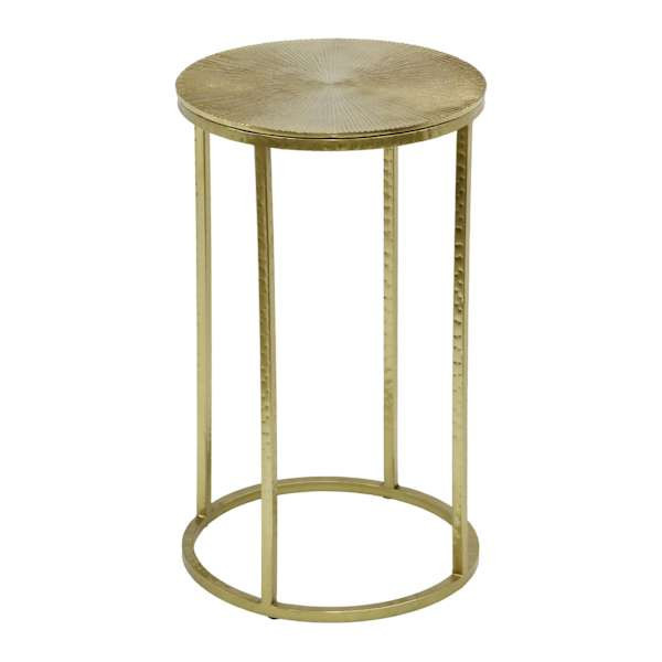 Juno Metal Accent Table Gold At Home, Metallic | At Home