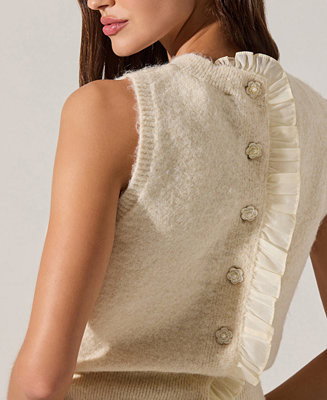 ASTR the Label Women's Pernille Crewneck Sweater - Macy's | Macy's