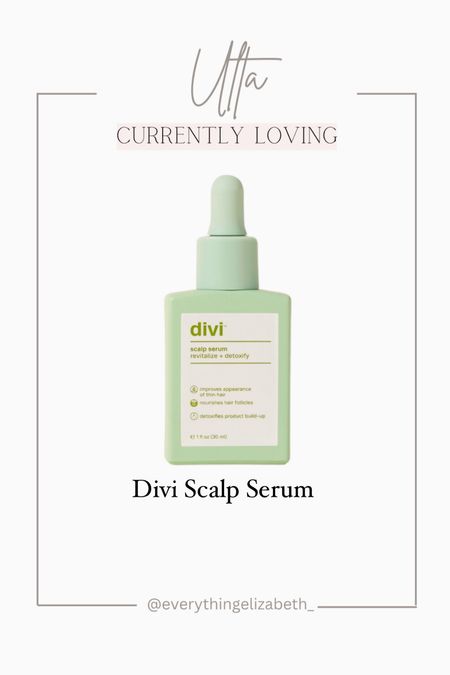 Divi Scalp Serum at Ulta! Currently loving and trending product! 

Beauty finds, hair products, beauty favorites, hair favorites, hair routine, hair care 

#LTKfindsunder100 #LTKfindsunder50 #LTKbeauty