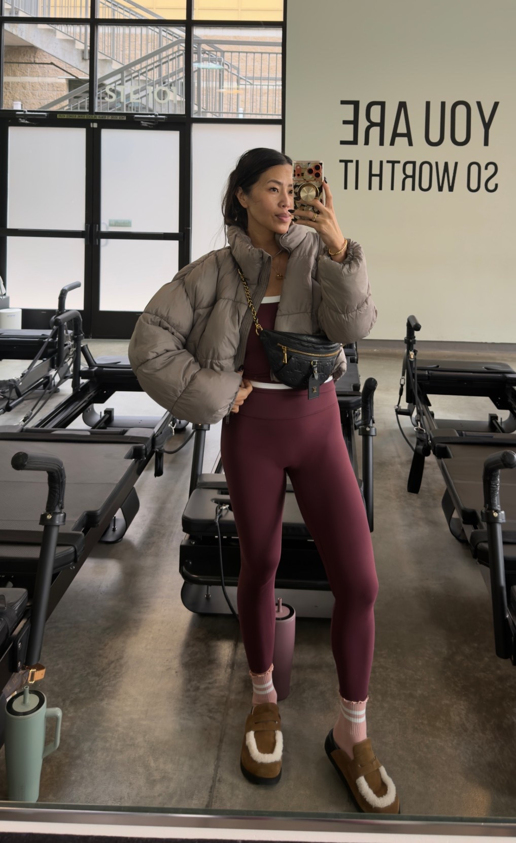 Pilates workout clothes 
Abercrombie set - 
small in pants 
Medium in top
