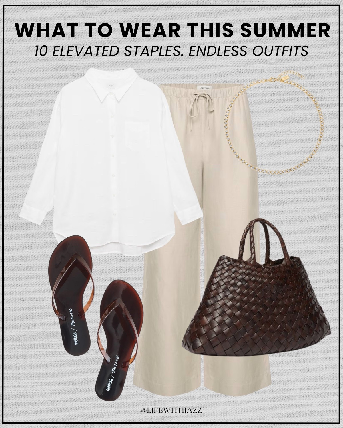 what to wear this summer: 10 elevated staples 

summer style / summer staples / elevated style / dressy outfits / skirt outfits / tailored shorts / strappy sandals / jelly sandals / woven tote bag / straw tote / linen vest

#LTKootd #LTKSeasonal