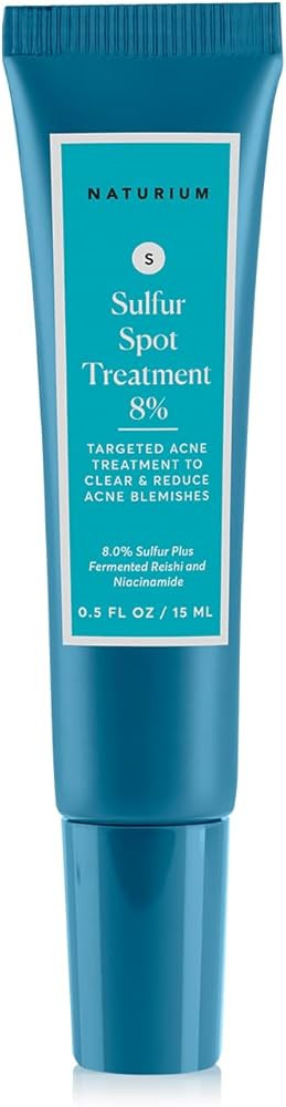 Naturium Sulfur Spot Treatment 8%, Plus Niacinamide & Fermented Reishi, Targeted Blemish Treatmen... | Amazon (US)