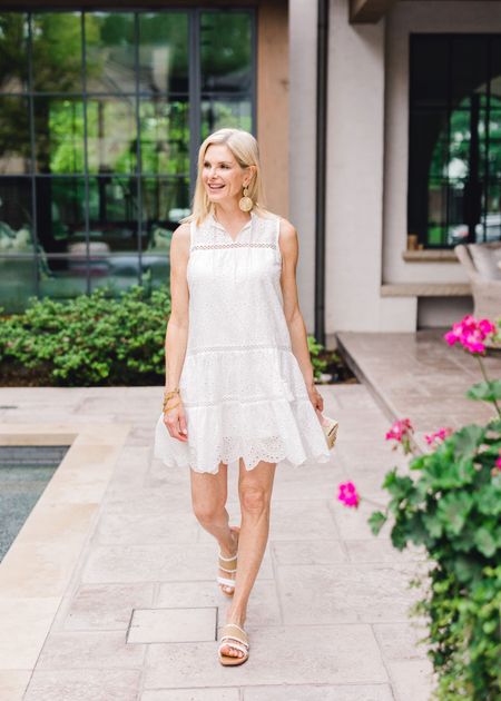 The prettiest white eyelet dress for summer! Size S  

#LTKSeasonal #LTKstyletip #LTKunder100