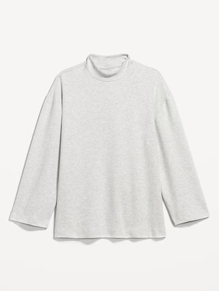 Cozy Mock-Neck Tunic Sweater | Old Navy (US)