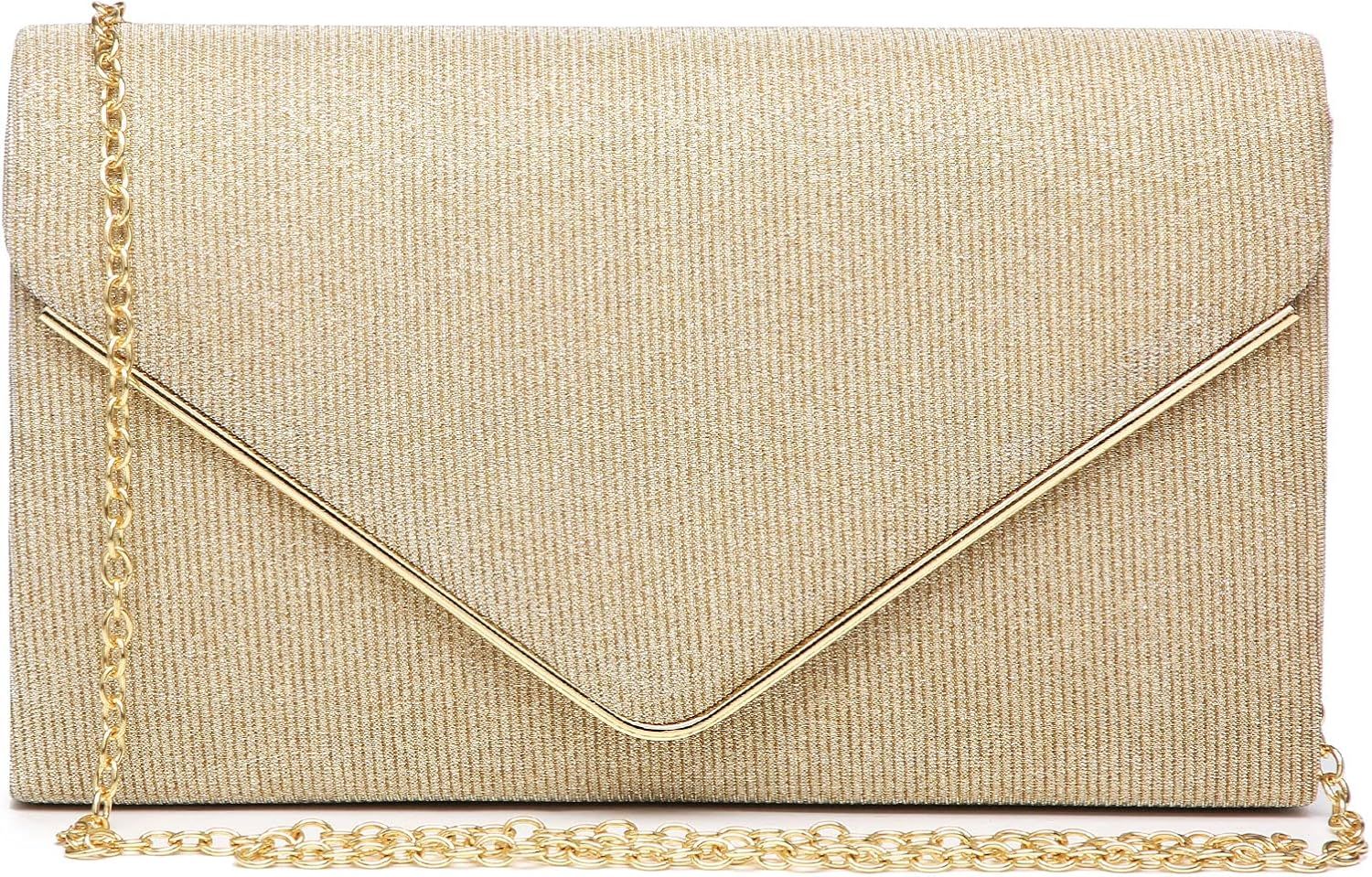 Dasein Women Glistening Clutches Handbags Evening Bags Wedding Purses Cocktail Prom Party Clutche... | Amazon (US)