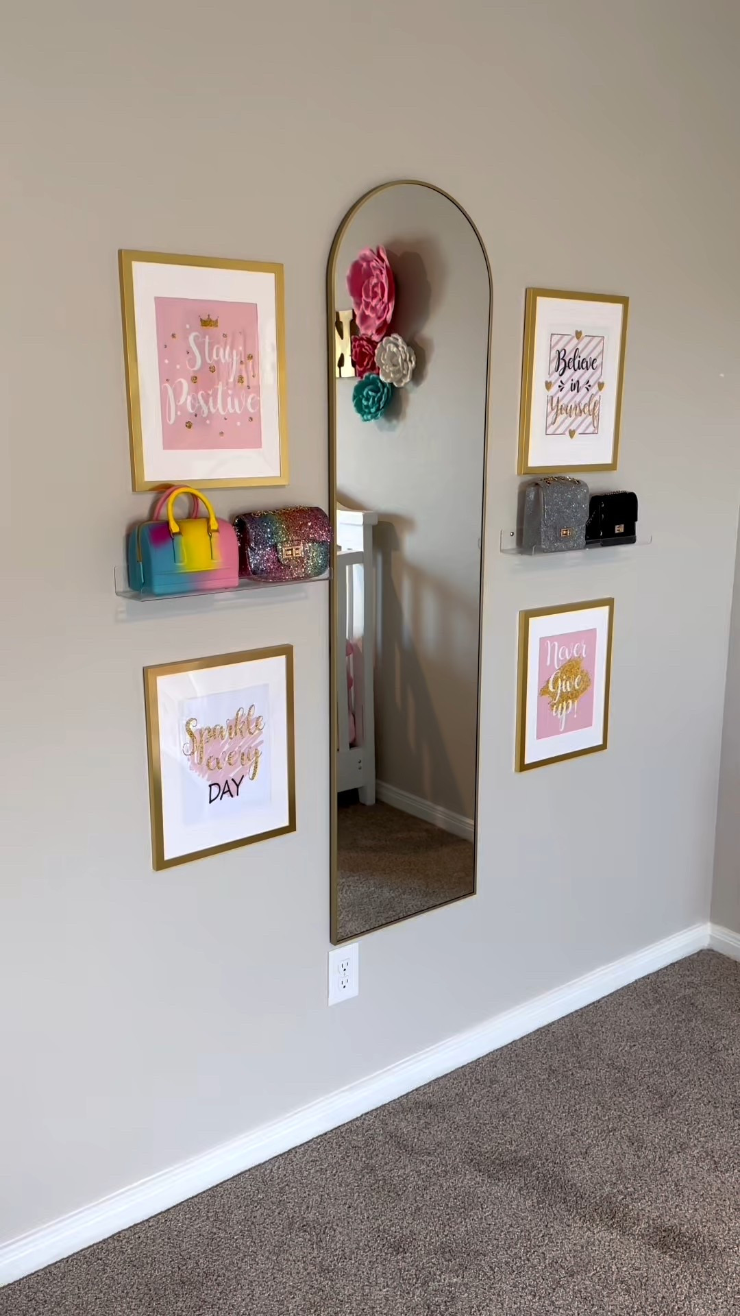 Here’s your sign to create an affirmation wall for your little ones! 💕

Simple, stylish, and full of positivity — every word matters.

You could easily put a spin on this for boys nursery with tennis shoes on the shelves. 

#InteriorDesignIdeas #DIYDecor #PositiveParenting #GirlsRoomGoals




#LTKFamily #LTKFindsUnder100 #LTKHome