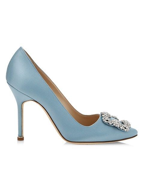 Hangisi 105 Embellished Satin Pumps | Saks Fifth Avenue