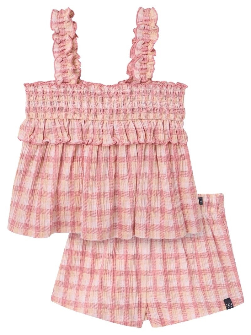 This one is super cute in person! Bought as a matching summer sister set - great, thick gauze material! 🦄 ☀️

Spring Outfits 2026
Girls Spring Set
Girls Summer Set

#LTKKids #LTKootd #LTKmomlife