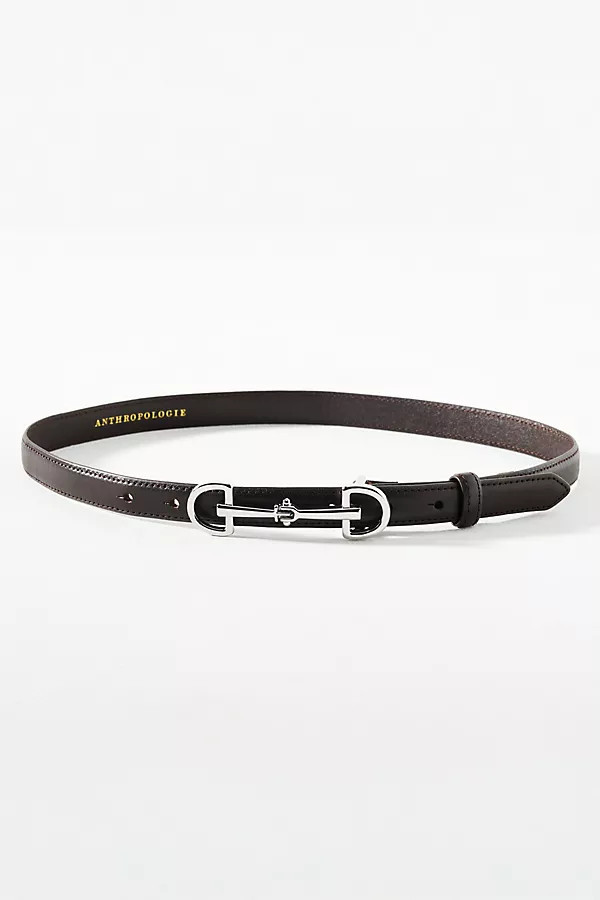 Skinny Horsebit Detail Belt | Anthropologie (US)