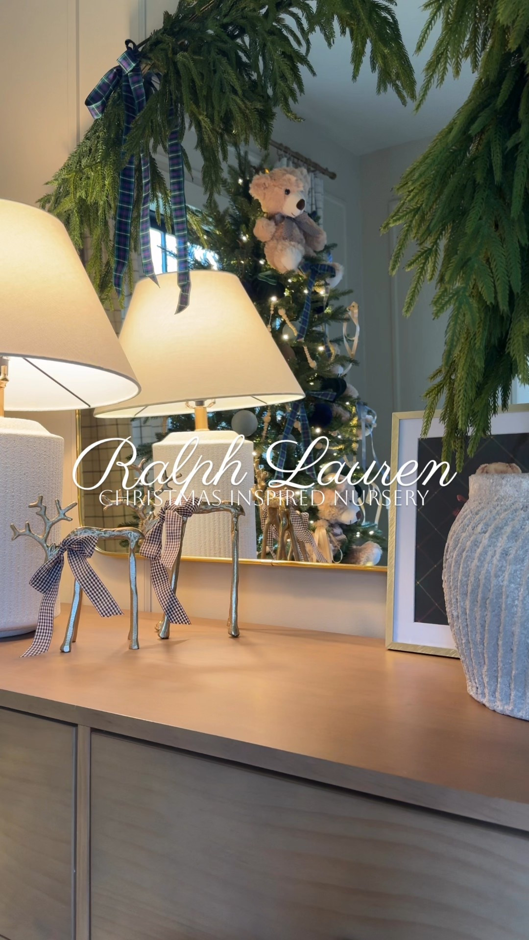 A Ralph Lauren Christmas in the nursery 🧸

Teddy’s, bows, plaids? Yes please! 

Comment SHOP for links to this darling space 🤍

Nursery | baby boy nursery | nursery inspiration | baby boy Christmas |  Christmas bedroom | Christmas nursery decor | teddy bear Christmas |  Christmas plaids 

#ralphlauren
#christmas 
#nurseryinspo 
#babyboynursery 
#christmasinspo 
#christmasinspiration 

#LTKHoliday #LTKSeasonal #LTKHome