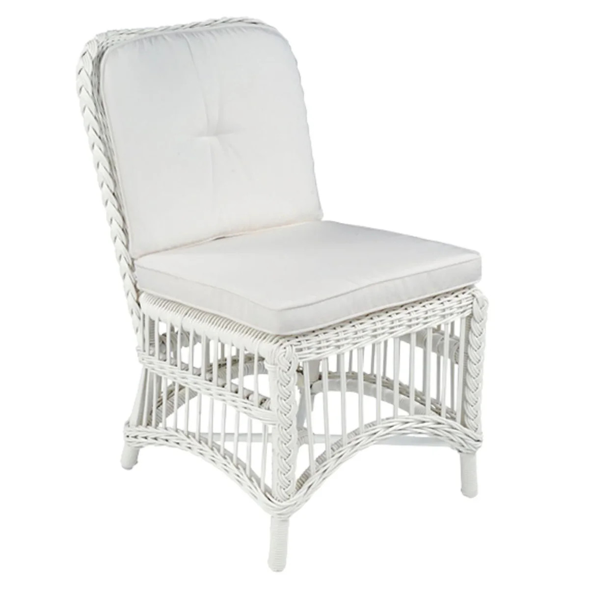 Chatham Dining Side Chair in White | The Well Appointed House, LLC
