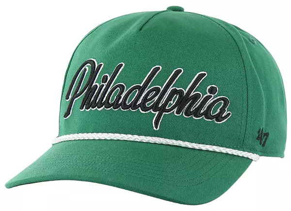 '47 Men's Philadelphia Eagles Overhand Hitch Kelly Throwback Adjustable Hat | Dick's Sporting Goo... | Dick's Sporting Goods