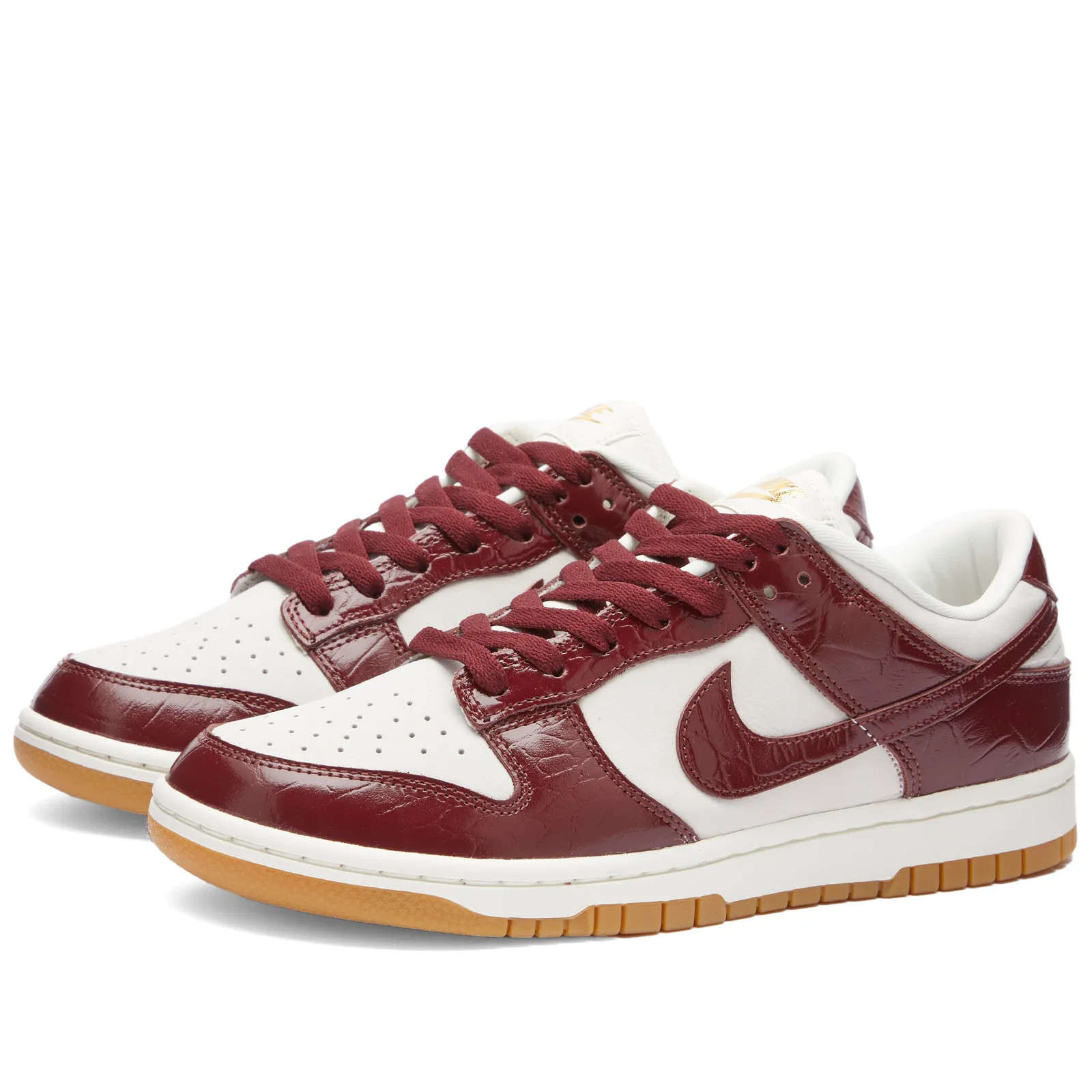 Nike Women's W DUNK LOW LX Sneakers in Phantom/Team Red/Sail, Size UK 3.5 | END. Clothing