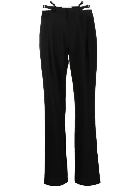 Dion Lee Lingerie straight-leg Wool Pants  - Farfetch | Farfetch Global