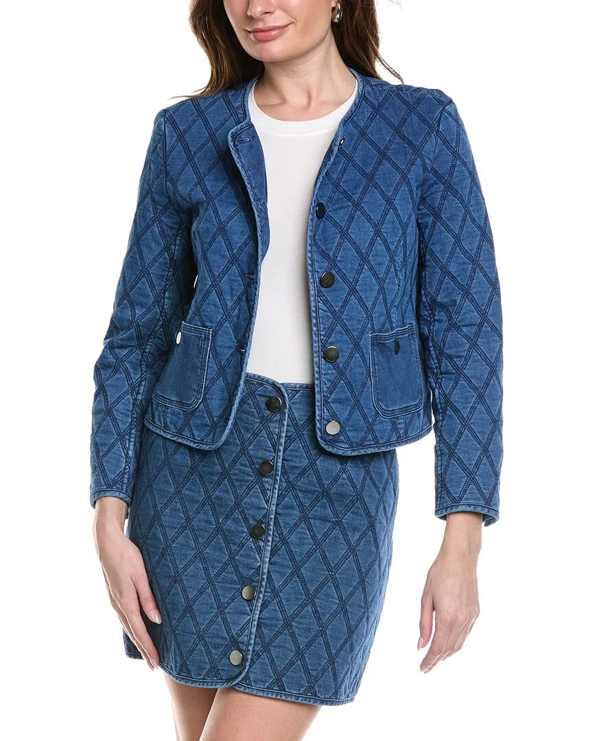 Kenneth Cole Quilted Denim Jacket | Shop Simon