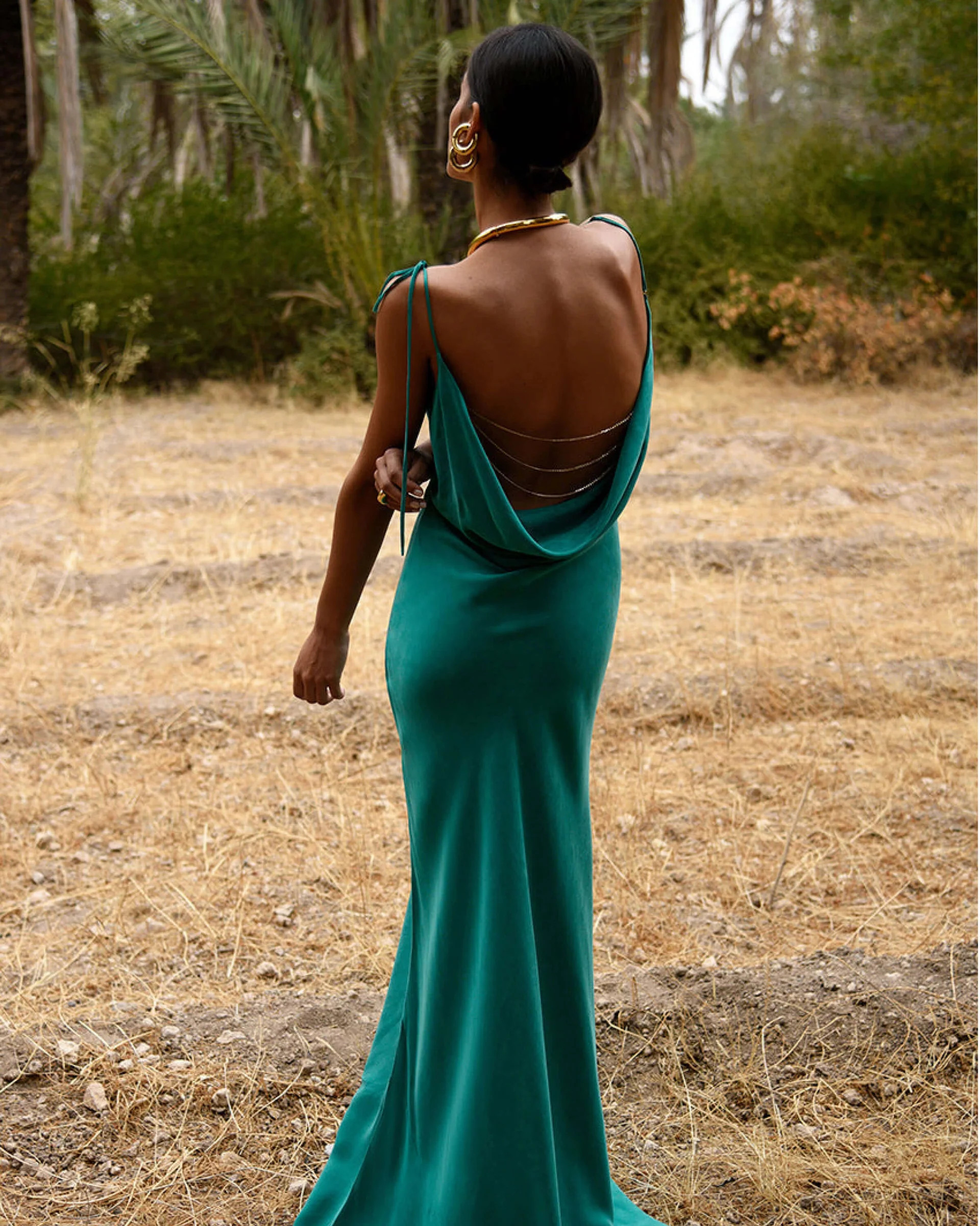 OPHELIA DRESS GREEN | Rat & Boa
