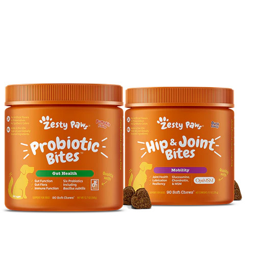 Probiotic Bites + Mobility Bites for Dogs Bundle | Zesty Paws