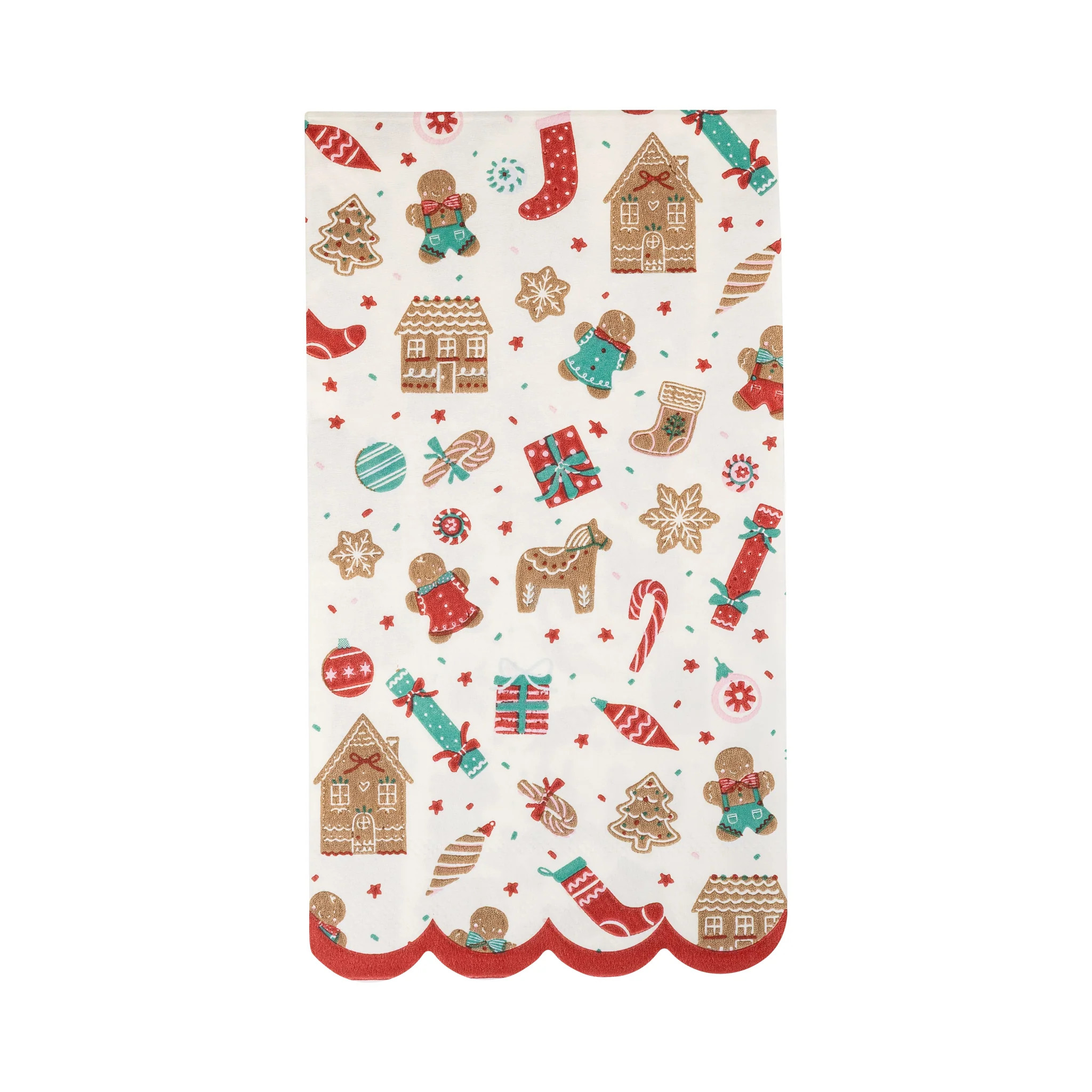 Gingerbread Pattern Dinner Napkin | My Mind's Eye