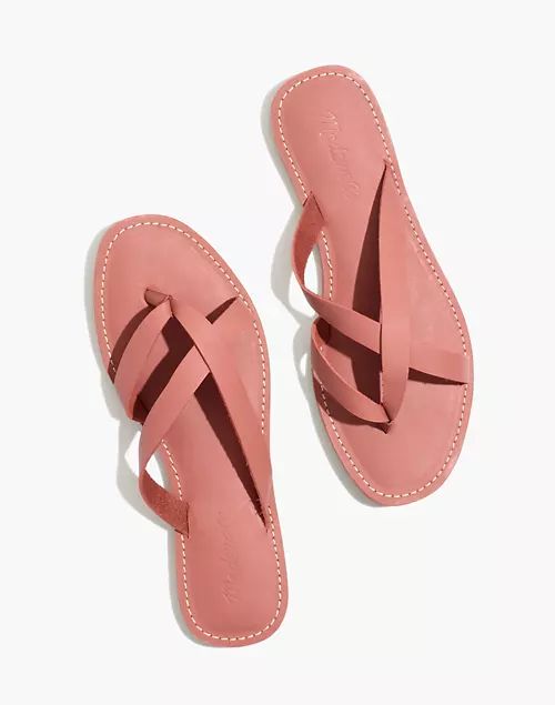 The Boardwalk Thong Sandal in Leather | Madewell