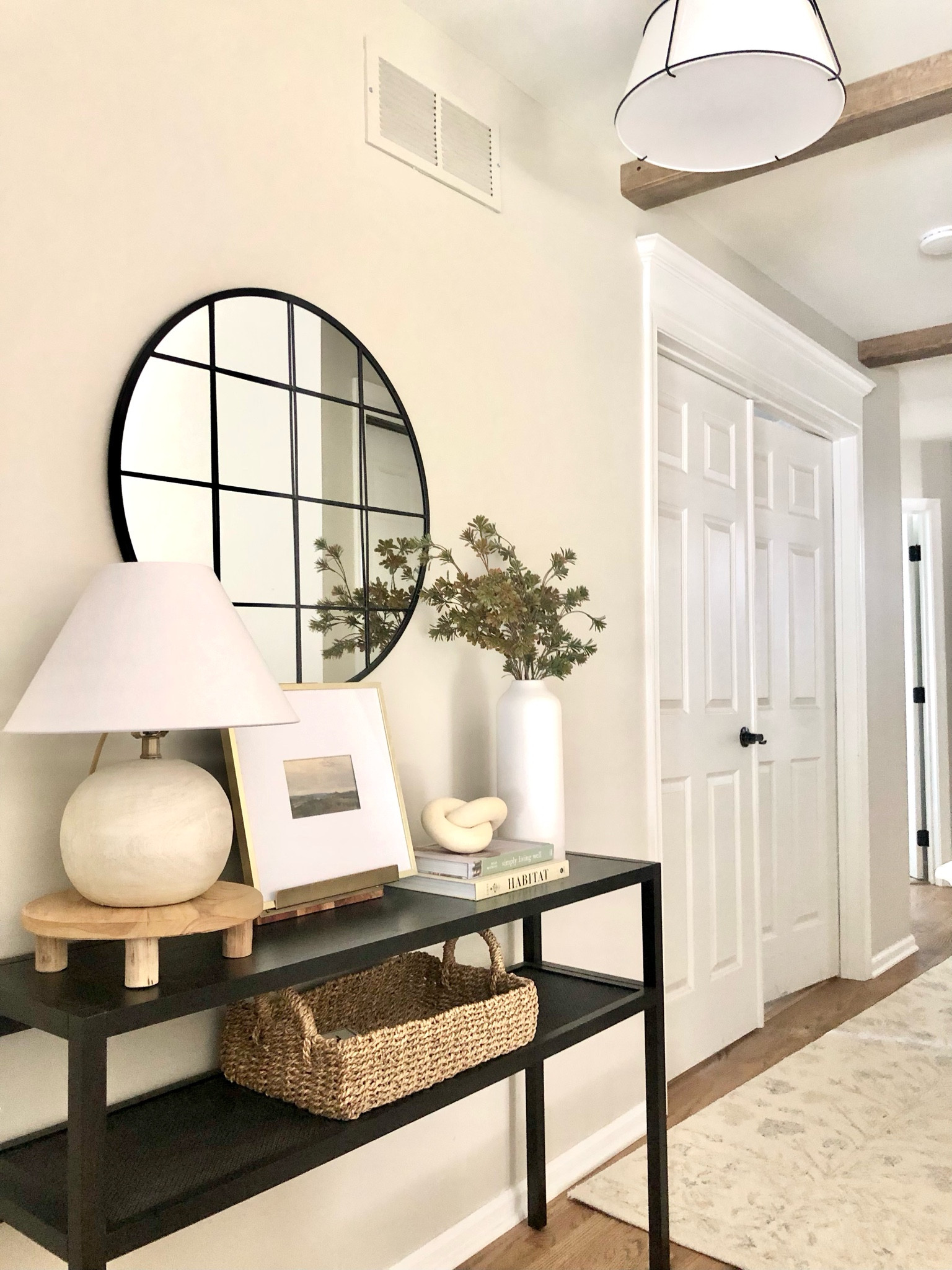 Even hallways deserve a moment! I added this narrow console table last year and haven't regretted it! #hallwaydecor #hallway #interiordesign #interiordesigning #homedecor

#LTKSeasonal #LTKFind #LTKhome