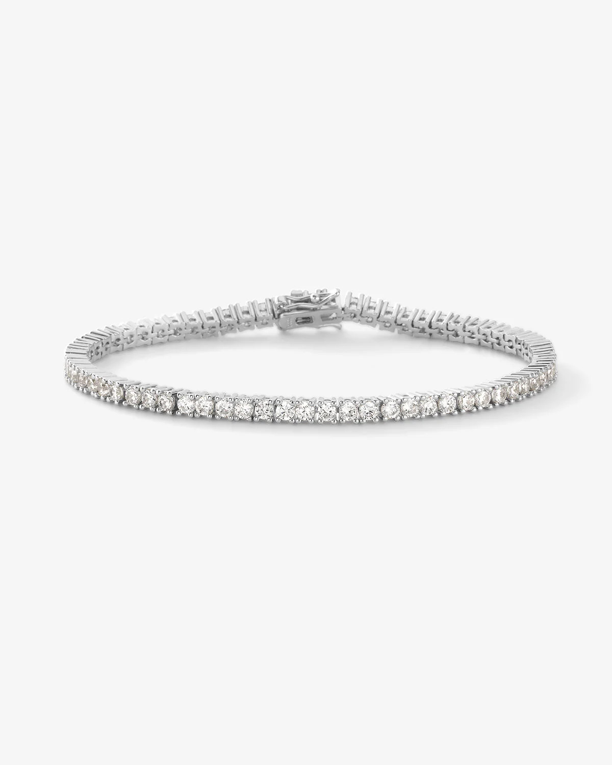 Heiress Tennis Bracelet - Silver|White Diamondettes | Melinda Maria Jewelry