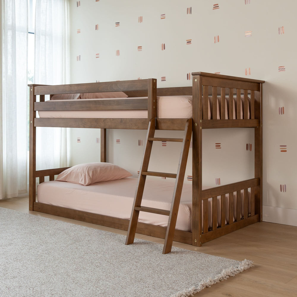 Twin Over Twin Low Bunk Bed | max & lily