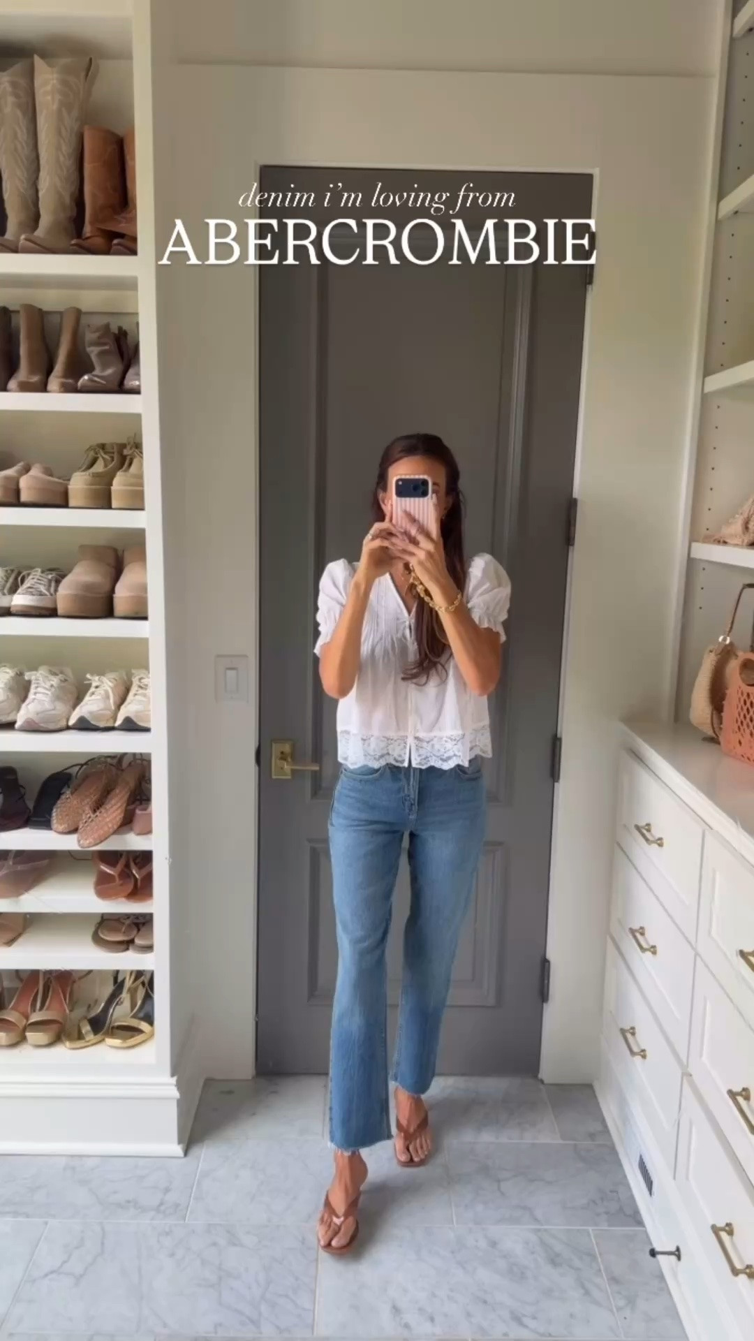 New denim I’m loving from @Abercrombie! I’m wearing a 25 curve love in all the jeans and XS in all the tops! #AbercrombiePartner

#LTKSaleAlert #LTKootd #LTKWorkwear